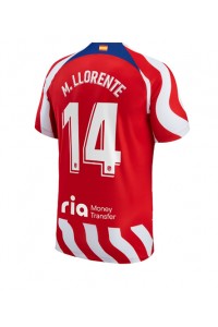 Fotbalové Dres Atletico Madrid Marcos Llorente #14 Domácí Oblečení 2022-23 Krátký Rukáv